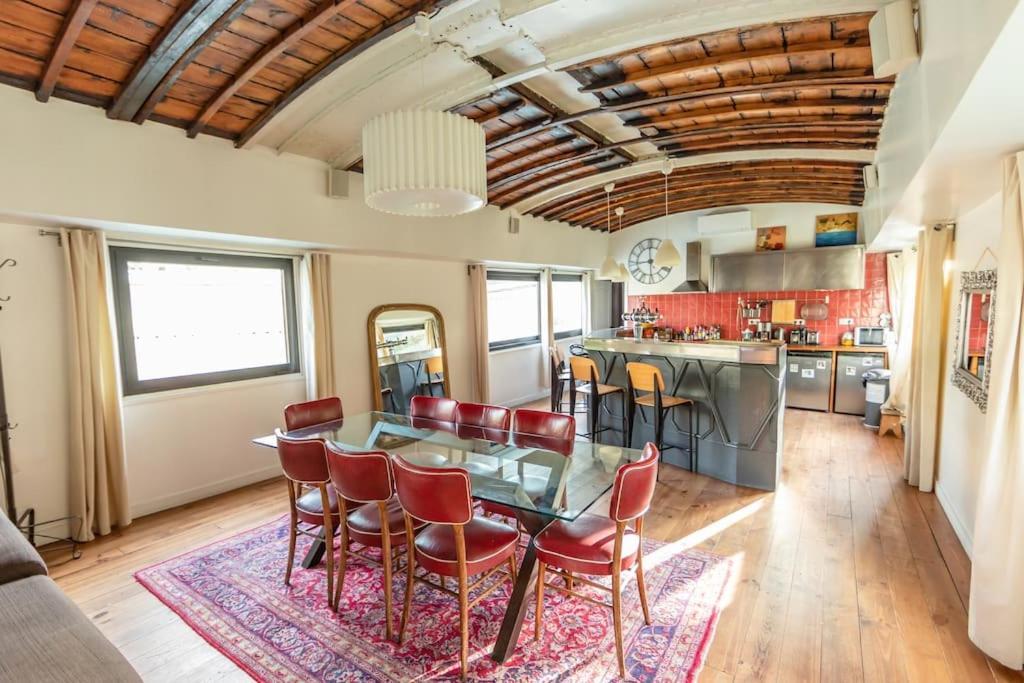 Grande Peniche 4 Ch - 10 Pers -Paris - Ile De Puteaux- Terrasses Villa ภายนอก รูปภาพ
