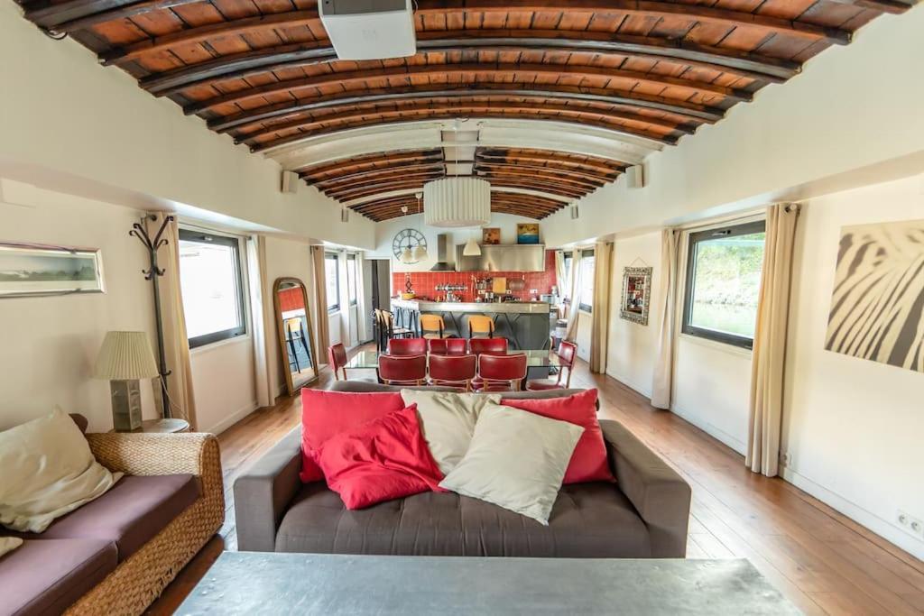 Grande Peniche 4 Ch - 10 Pers -Paris - Ile De Puteaux- Terrasses Villa ภายนอก รูปภาพ